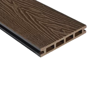 Rockwood wpc decking boards woodgrain dark brown
