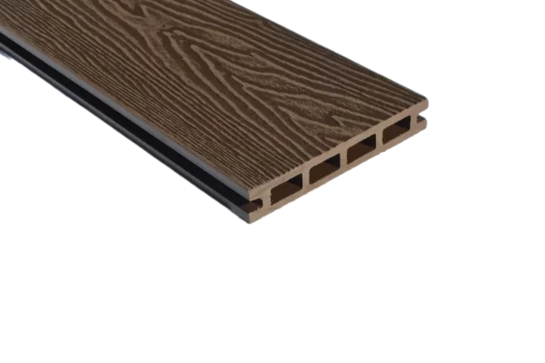 Rockwood wpc decking boards woodgrain dark brown