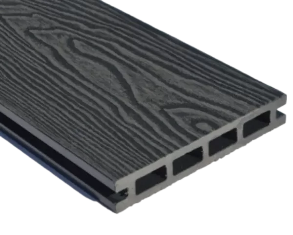 Rockwood wpc decking boards deep woodgrain Graphite