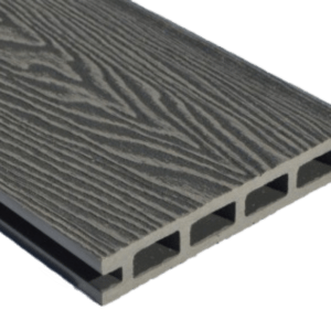 Deep Woodgrain Stone Grey Composite Decking