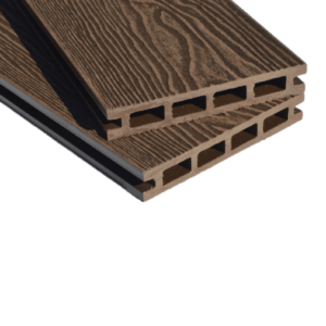 Dark Brown Coffee Deep WoodGrain Composite Decking