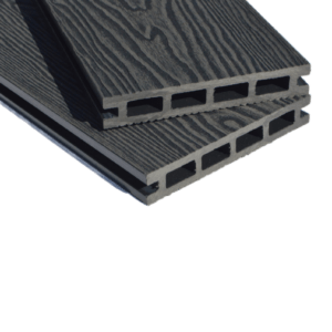 Graphite Grey Deep Wood Grain Composite Decking