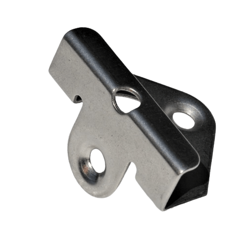 Stainless finishing clip
