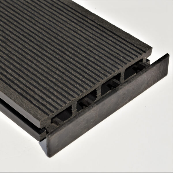 Black Plastic Composite Decking End Cap to suit 150mm wide Composite Boards Rockwood WPC