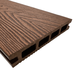 Composite decking Deep Woodgrain Autumn Brown